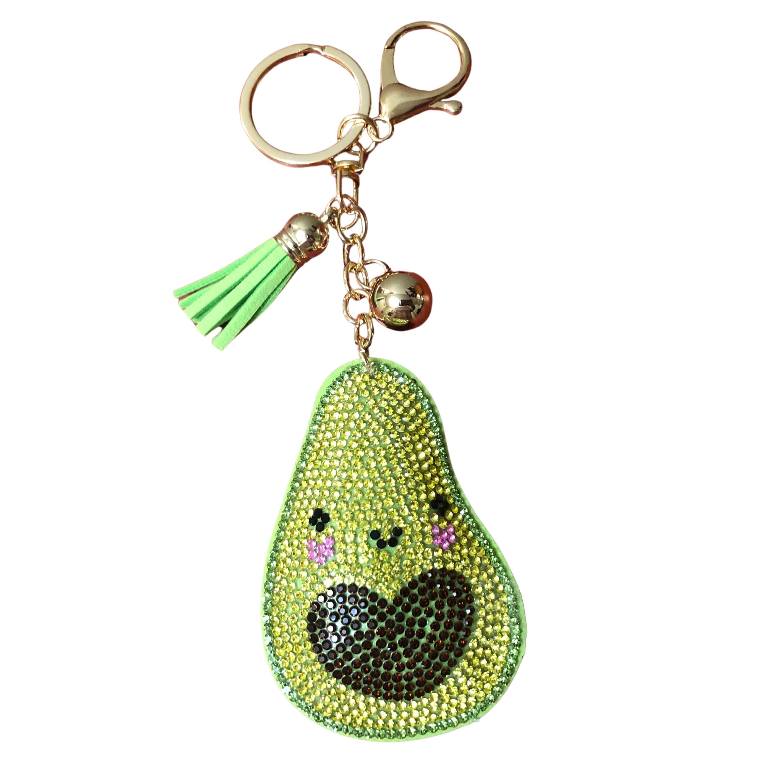 Popfizzy Bling Keychain Accessories for Women, Rhinestone & Cute Purse Charms for Handbags
