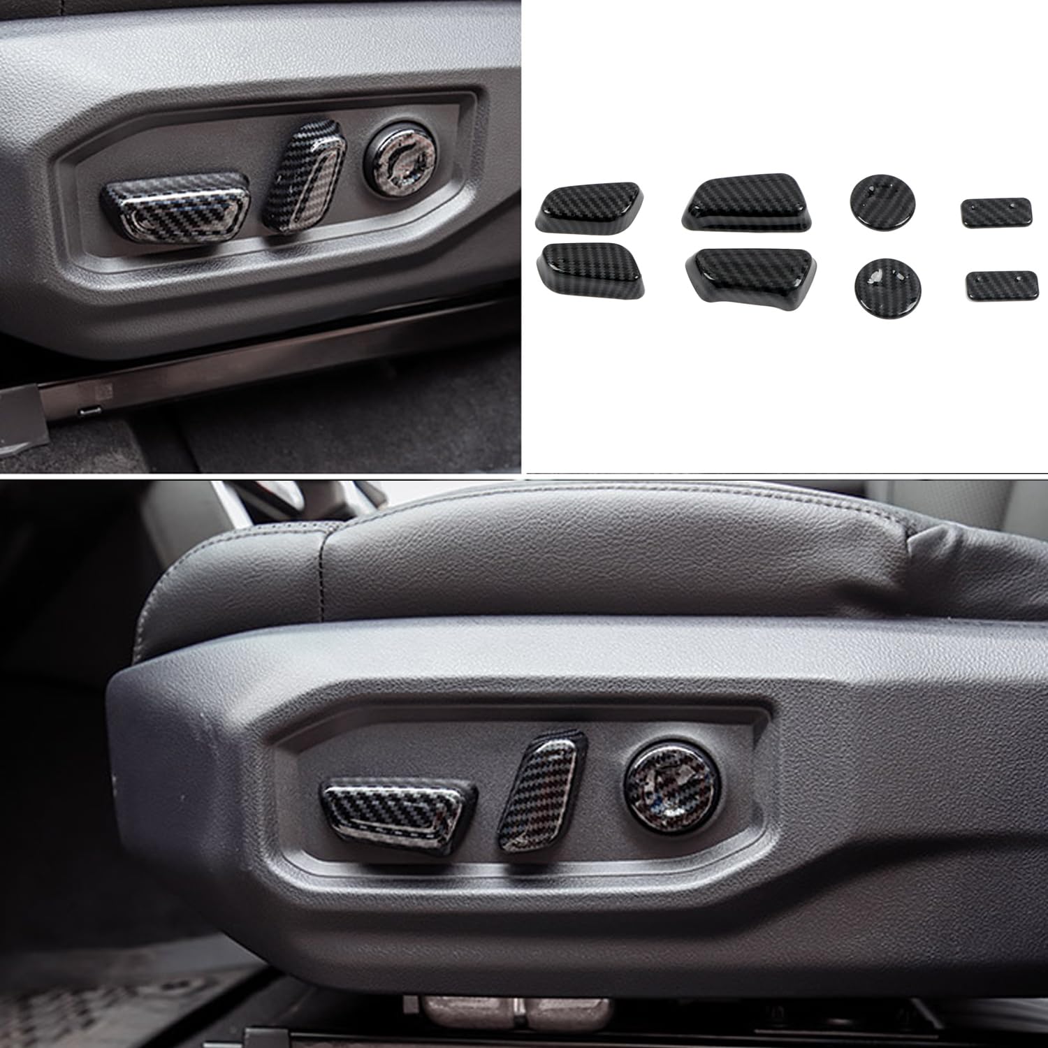 Autophoton for Toyota Tacoma 2024-2025 LHD ABS Carbon Fiber Interior Accessories Kit Cover Trim 27pcs Car Accessories(Only fit for AT version Autophoton for Toyota Tacoma 2024-2025 LHD ABS Carbon Fiber Interior Accessories Kit Cover Trim 27pcs Car Accessories(Only fit for AT version