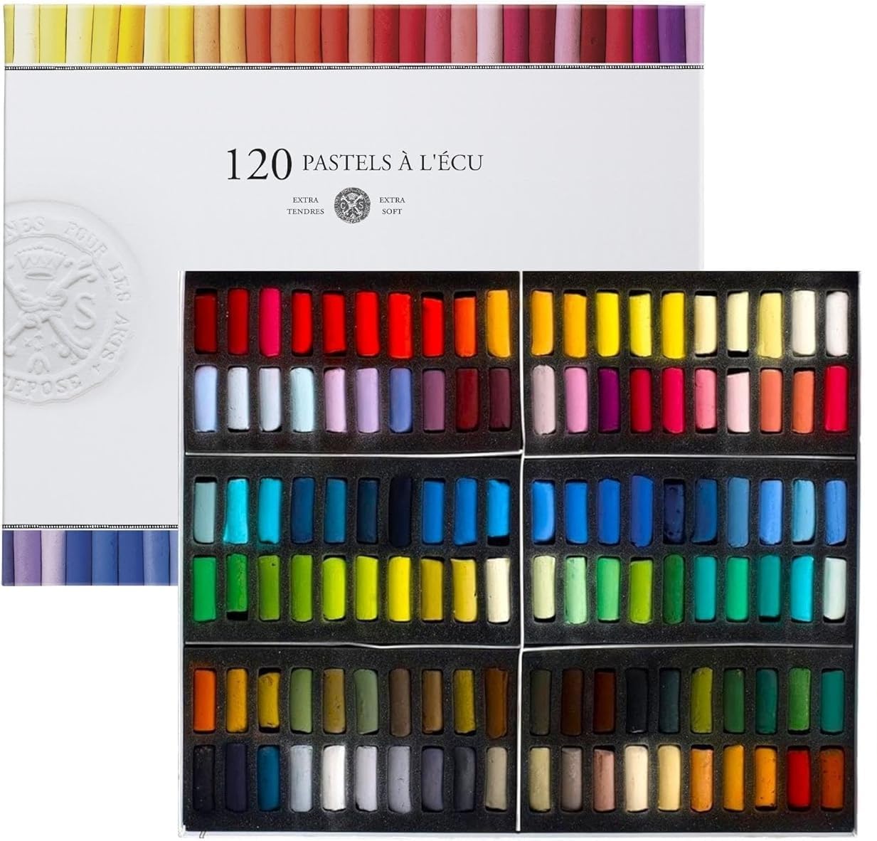 Sennelier Pastelli mezzitoni 120,Sennelier Half Stick Pastel Paris,120 Set by Sennelier Franc