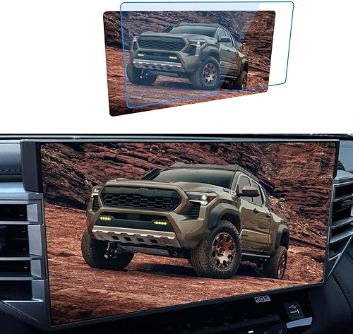 GFJNFG - Portector de pantalla para Toyota Tacoma (2024) Sequoia (2023 2024) Tundra (2022-2024) 4Runner (2024) - Pantalla táctil de 14 pulgadas,