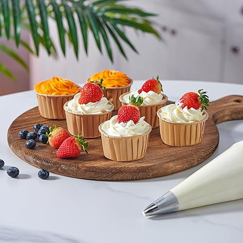 Miniatura 5 de Keenpioneer Piping Bag - Bolsa desechable para decoración de tartas, 100 unidades, 12 pulgadas, transparente