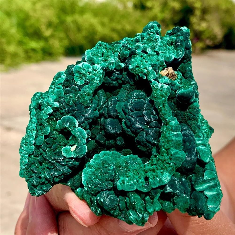 Stone Malachite Clusters, Quartz Crystal Ores , Collection(Size:50-100g)