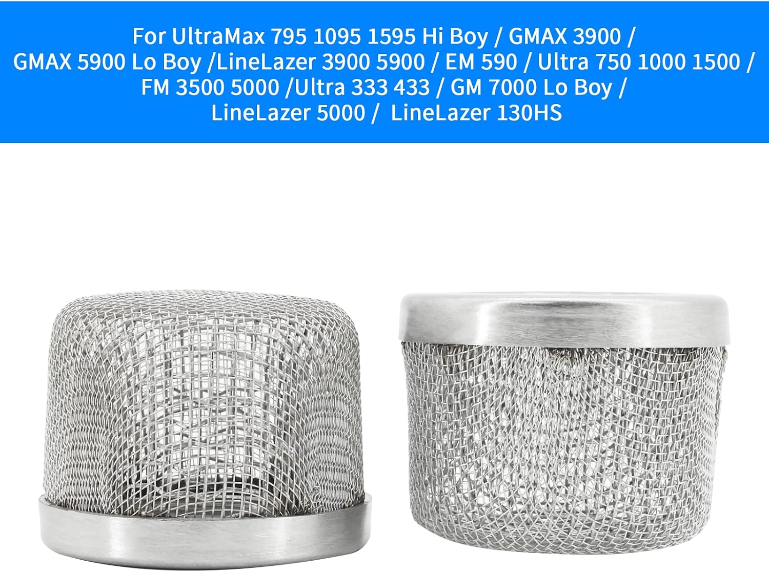 GregYoung 3 Pack Filter for Sprayer Suction Tube, 181072 Paint Sprayer Inlet Strainer Replacement Parts,Compatible with Graco 695 795 1095 1595 3900 5900 Airless Sprayer