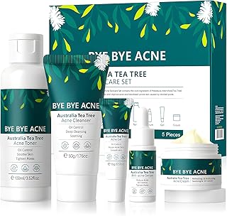 Produtos para adolescentes Árbol de Té Set Cuidado Piel, Skincare Coreano Kit, 5 PiezasSkincare Kit