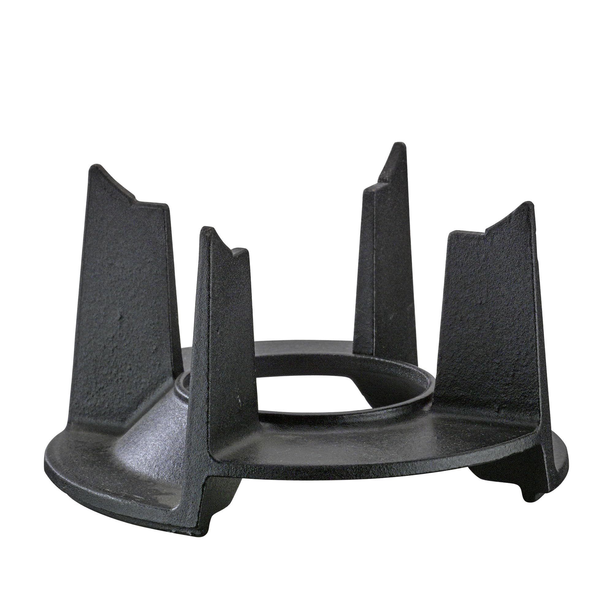 Fondue Grenole Set à fondue en fonte avec 8 fourchettes à fondue Noir Ø 15,5 cm
