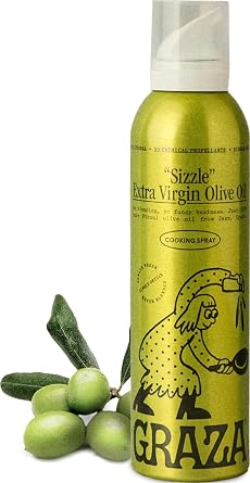 Graza Sizzle Extra Virgin Olive Oil Spray, Cooking Oil, 5 Fl Oz
