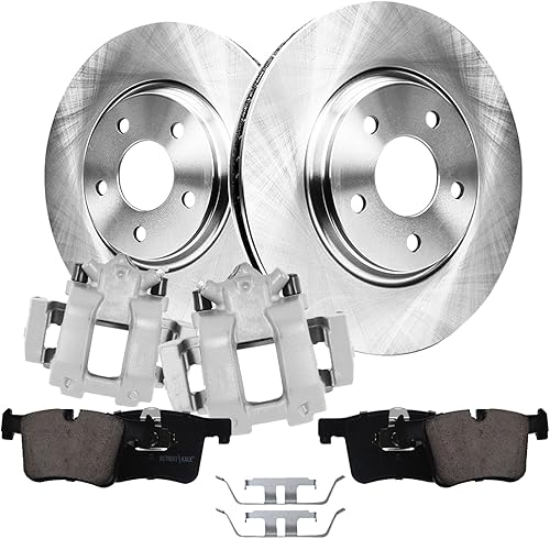 Miniatura 25 de Detroit Axle - Kit de freno delantero de repuesto para frenos 04-06 Scion xA xB Rotores 2004 2005 2006 pastillas de freno de cerámica