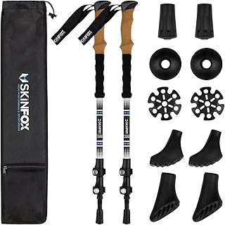 SKINFOX S1 Carbon – Bastones de trekking, color azul