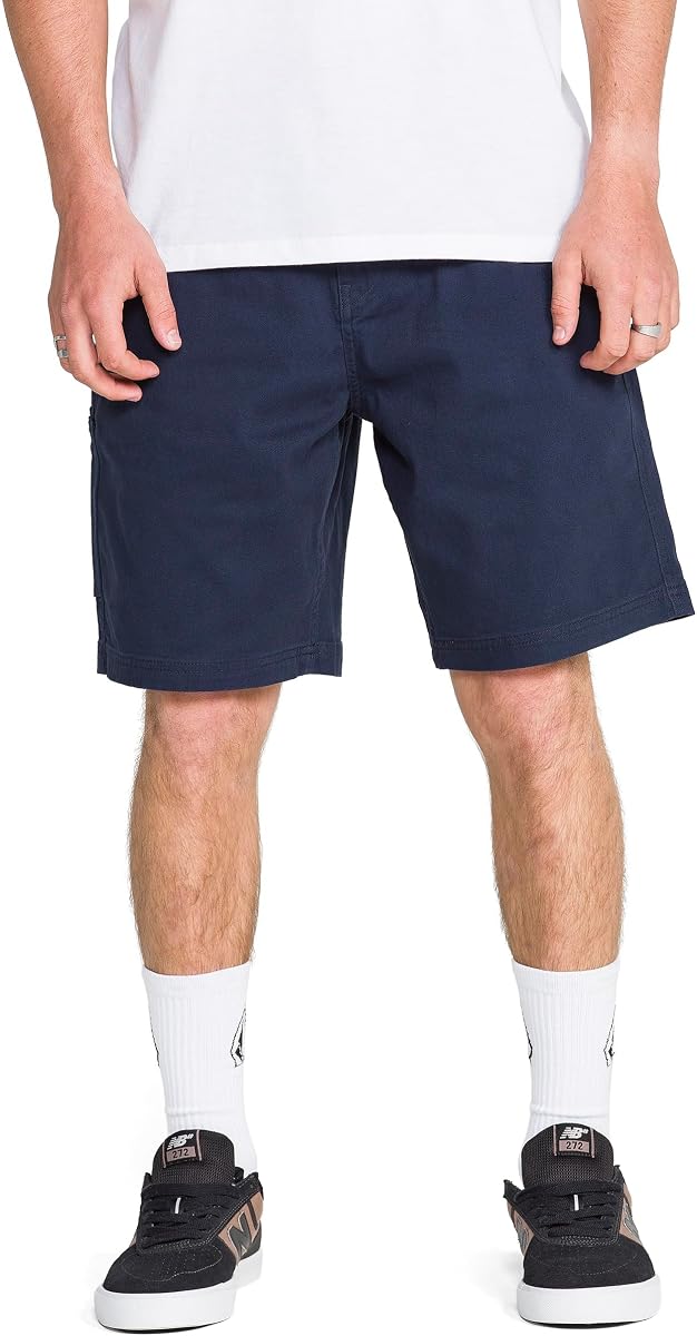 Volcom Men's Tustin Workwear 20" Outseam Durable Cotton Shorts with Utility Cargo Pockets