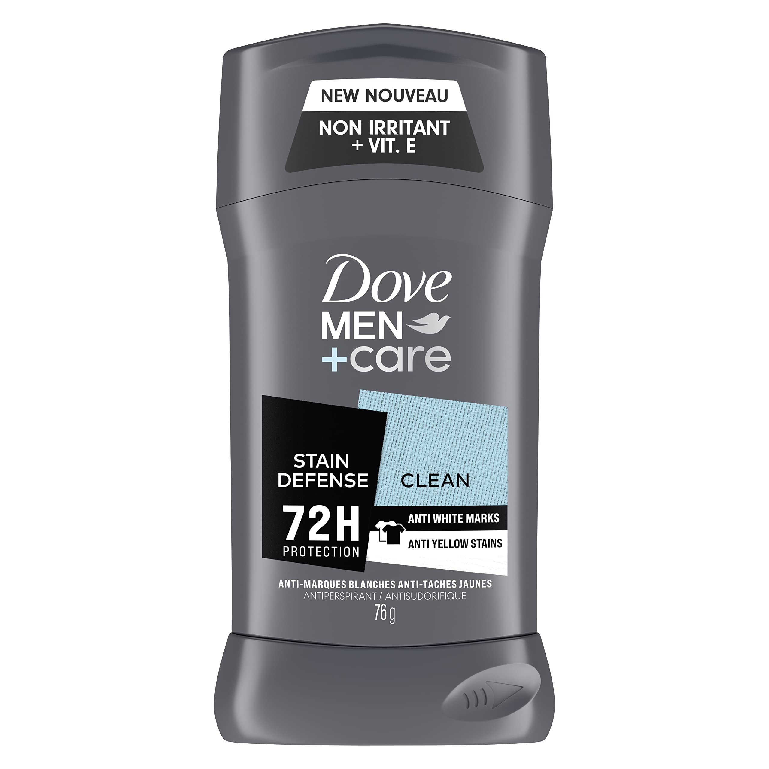 Dove Men + Care Antiperspirant Stick deodorant for 72H sweat & odour protection Stain Defense Clean anti-white marks and yellow stains 76 g-image-23