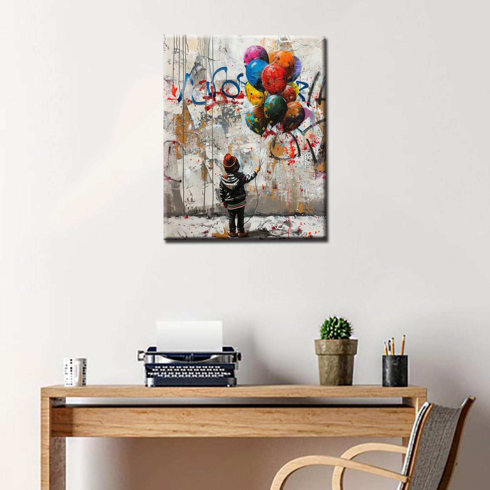 Graffiti Malen Nach Zahlen Für Erwachsene - Leinwand 80x60cm DIY