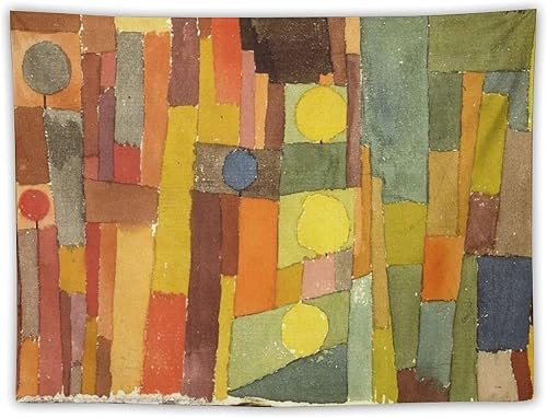 YWVWY Poster Paul Klee Painting Painting Tapestry Wall Art Prints Hanging Tapestries Bedroom Home Modern Decoration 30"x40"