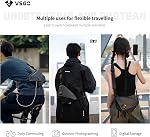 VSGO 4L Photographie professionnelle Sac à friser, sac de poitrine pour hommes & Femmes, Micro-SLR Caméra, UAV Matériel & Sac de rangement numérique