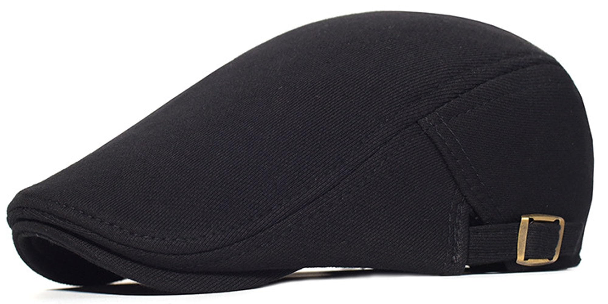Babahu Men's A-Black Newsboy Cap Gatsby Flat Cap Lvy Irish Hats Driving Cabbie Hunting Cap