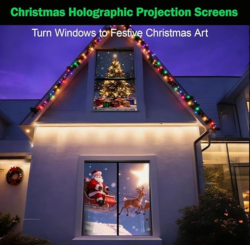 Miniatura 2 de Pantalla de proyección trasera holográfica portátil pantalla de proyector plegable antiarrugas para videos, películas nocturnas y entretenimiento en