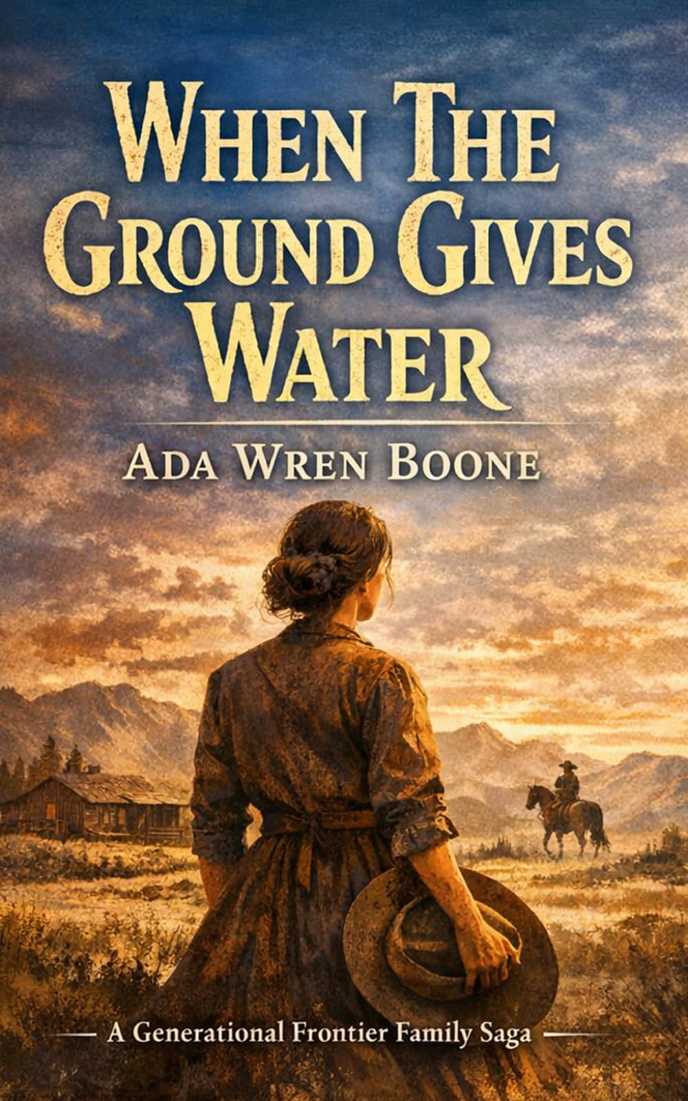 WHEN THE GROUND GIVES WATER: A Generational Frontier Family Saga (American Western Novel - A Generational Frontier Family Saga)