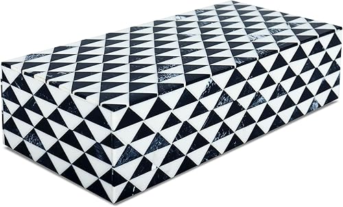 Miniatura 119 de Handicrafts Home Colección Marquet Array - Joyero decorativo hecho a mano para recuerdos, baratijas y decoración del hogar, caja para almacenamiento