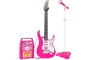 Best Choice Products Kids Electric Microphone with Stand for Young Musicians