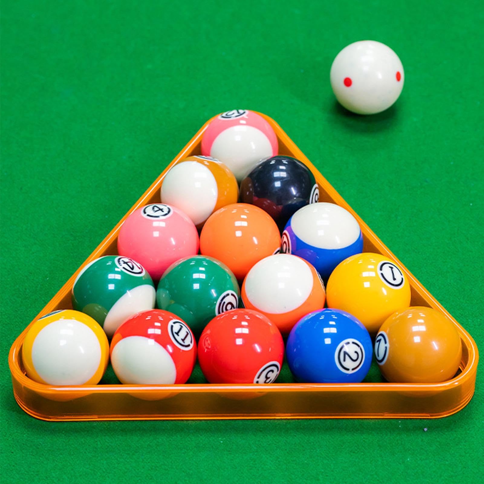 Accessori da biliardo per palline 57 mm PVC resistente per giocatori hobby casa club
