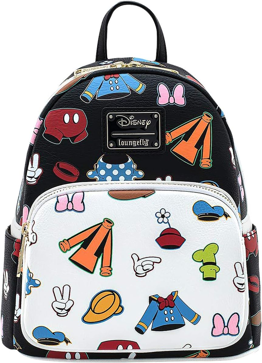 Loungefly X Disney Sensational 6 Outfits AOP Mini Backpack