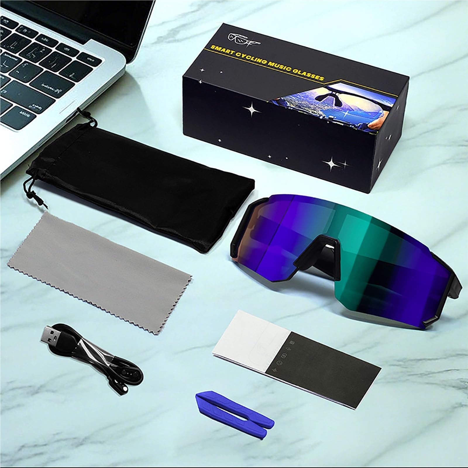 Mothdust Occhiali Da Sole Telecamera Sport 4K Video EIS Stabilizzazione Lenti Polarizzate Per Action Ciclismo