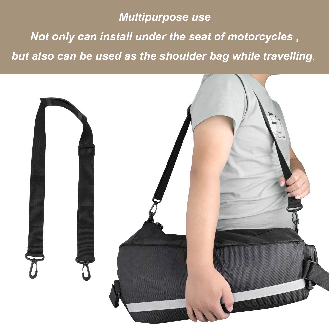 ポルノグラフィティ　ライダース収納バッグ Amazon | AUFER オートバイ シート下サイドフレーム 整理収納バッグ
