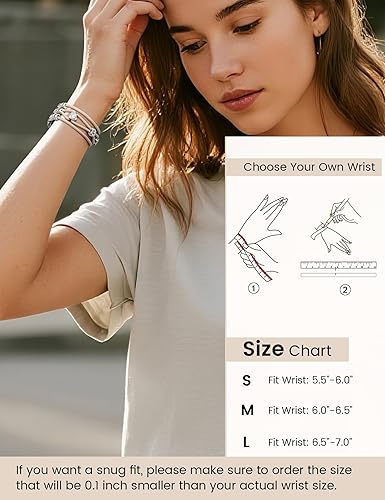 Miniatura 2 de Pulsera de cuentas compatible con Apple Watch Band de 1.575 pulgadas, 1.614 pulgadas, 1.496 pulgadas, 1.732 pulgadas, 1.654 pulgadas, 1.772