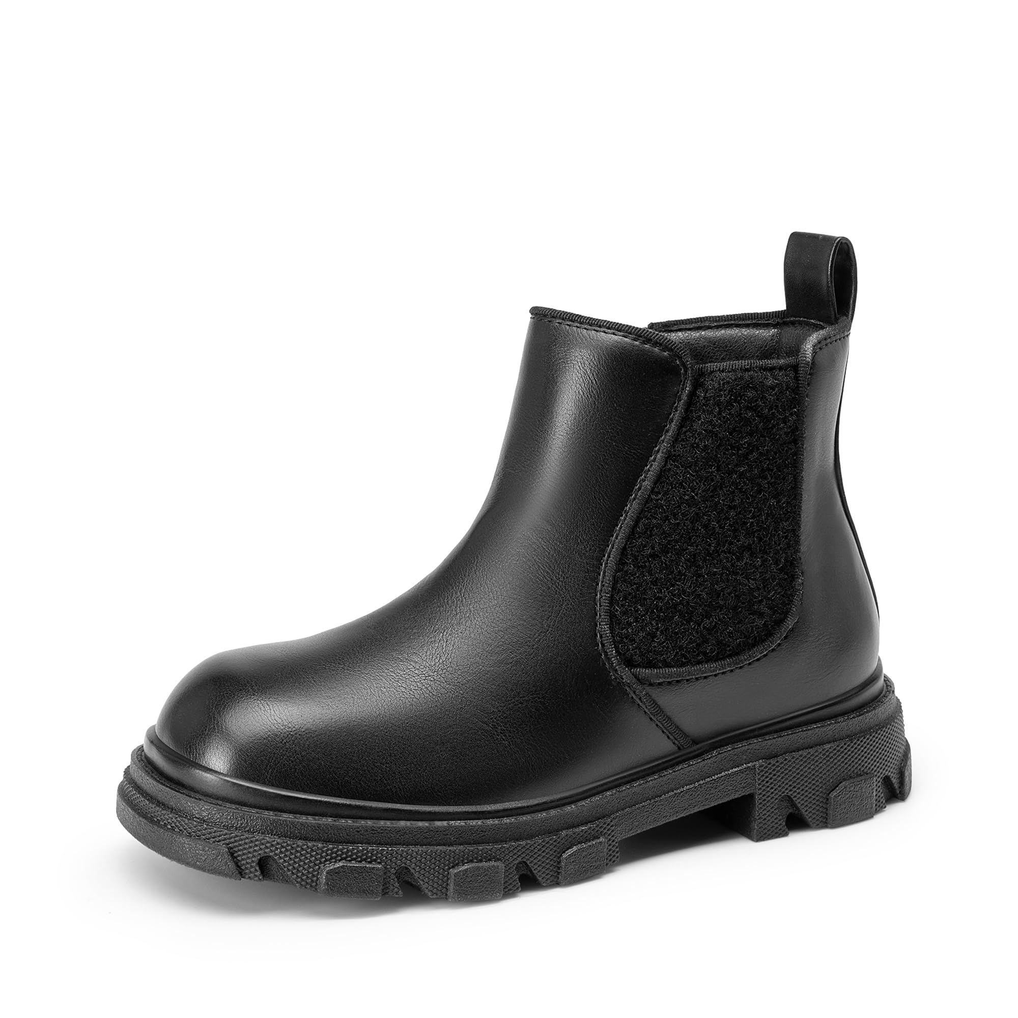 DREAM PAIRS Girls Chelsea Boots Side Zipper Interchangeable Accessories Ankle Booties Toddler/Little Kid/Big Kid