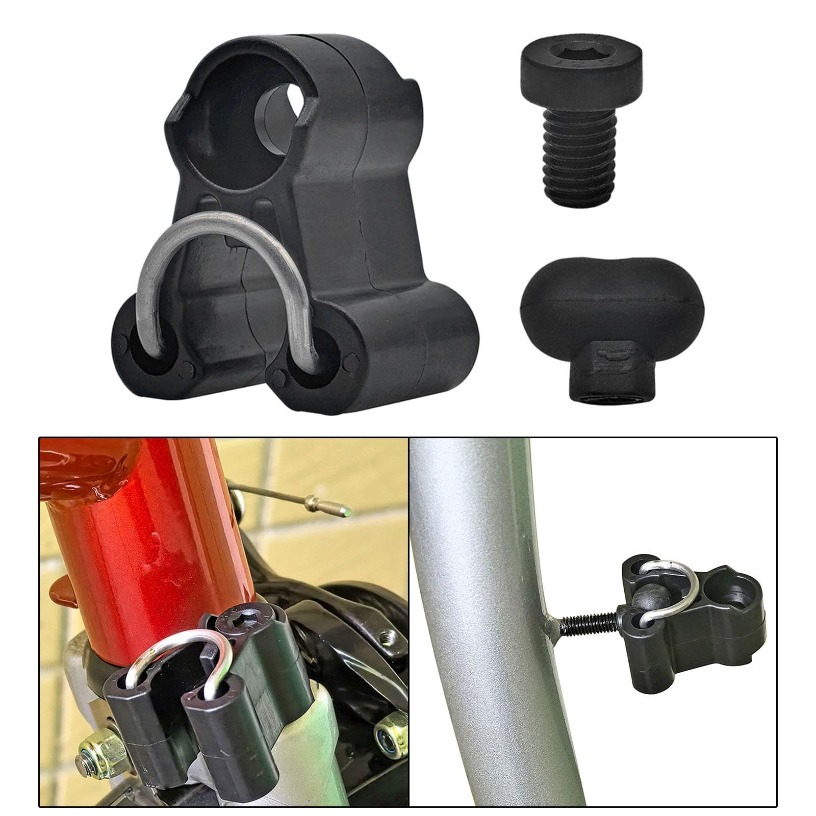 kowaku Folding Bike Clamp Cable Clip Compact Heavy Duty Ultralight Multifunction Bicycle Accessories Ball Head Tube Buckle