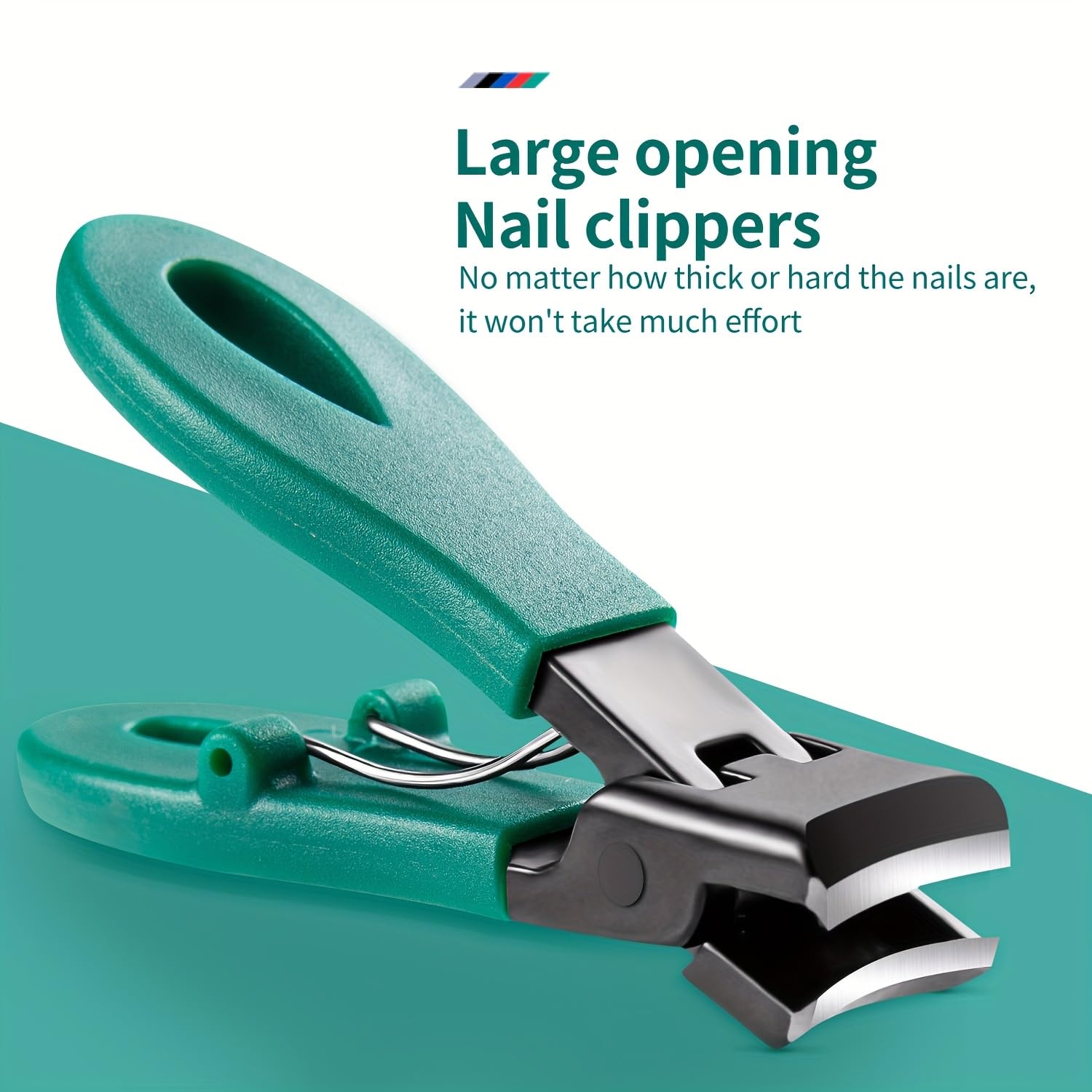 1pc Anti-Splash Clipper Anti-Splash Nail Clipper with Wide Opening Manicure and Pedicure Tools — view 4
