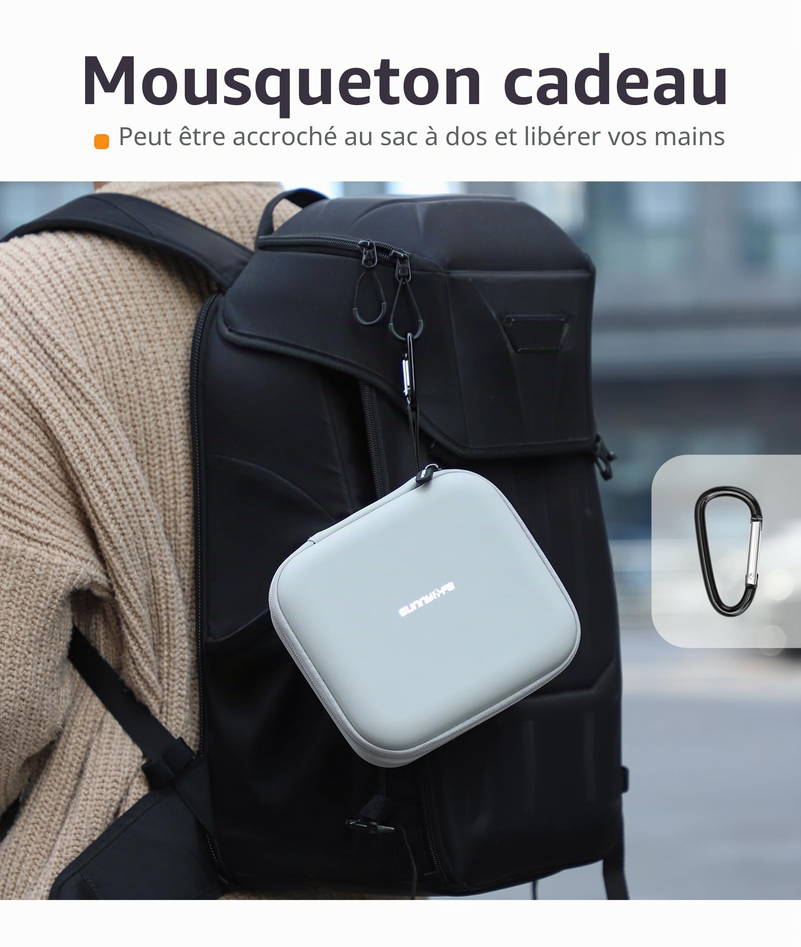 Drone Étui Sac pour DJI Flip, Étui de Voyage Rigide Étui de Protection pour DJI Flip (Black)