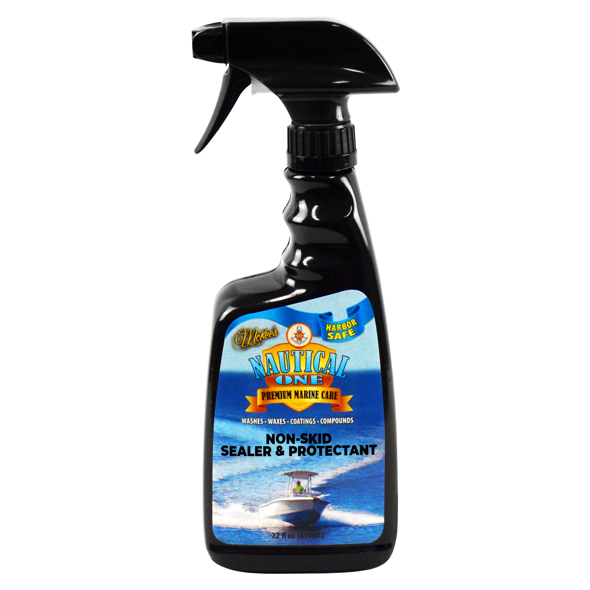Nautical One - Sellador y protector antideslizante | Restaura y protege cubiertas, escalones, plataformas marinas | Protección UVA y UVB | A base de agua (22 onzas)
