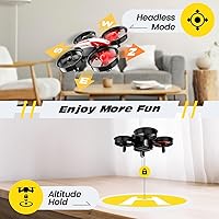 Vista 7 de Holy Stone Mini Dron para Niños y Principiantes RC Nano Quadcopter Pequeño Helicóptero Avión para Interiores con Vuelo Estacionario Automático