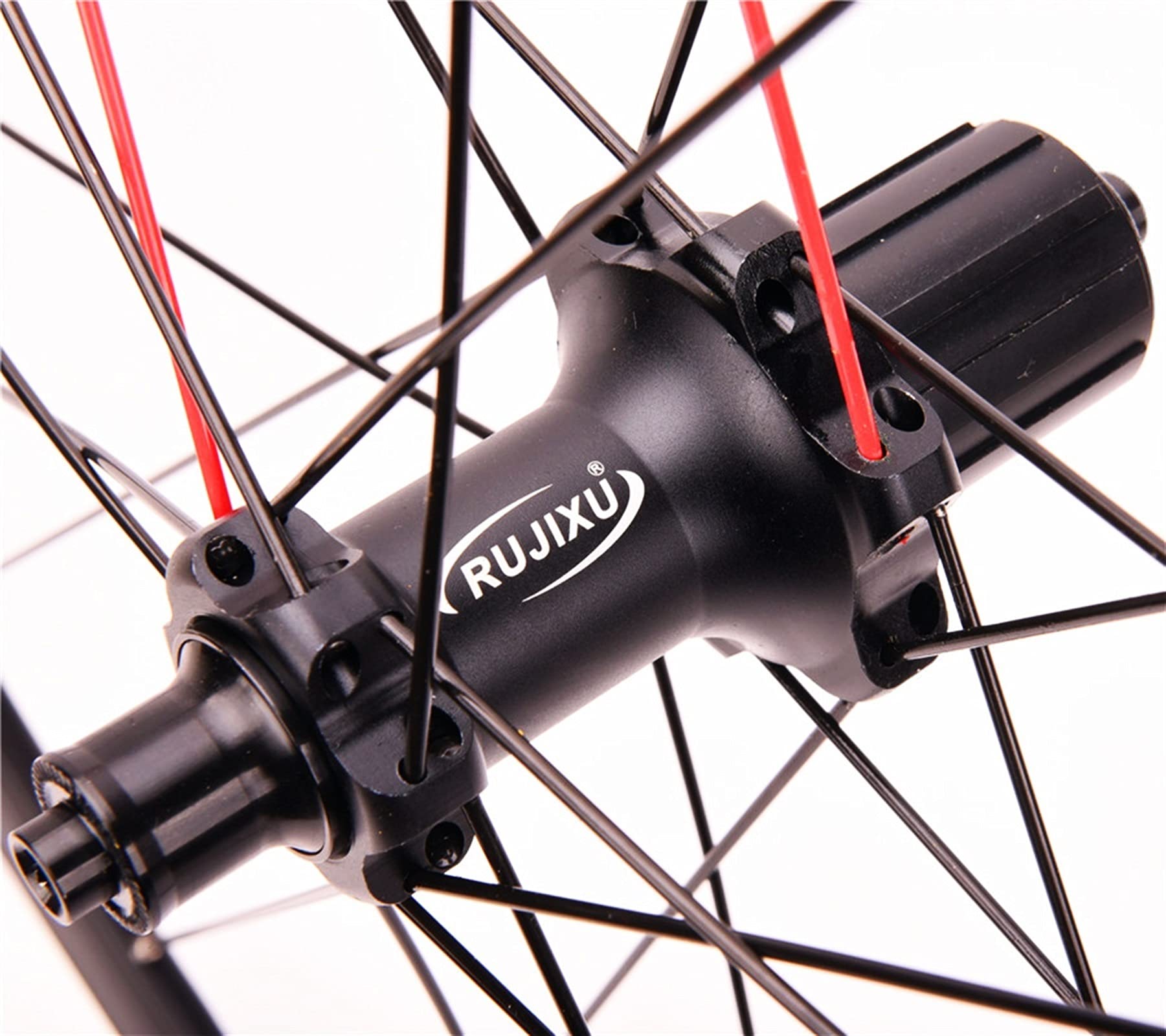 Generic Set di Ruote per Bici da Strada 700c C/V Brake 38mm Cerchio in Lega di Alluminio Leggero F20 R24 Fori Hub Ruote a sgancio rapido per Cassetta a 7-11 velocità A