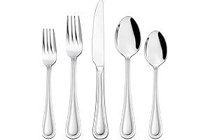 HaWare 60-Piece Stainless Silverware Set