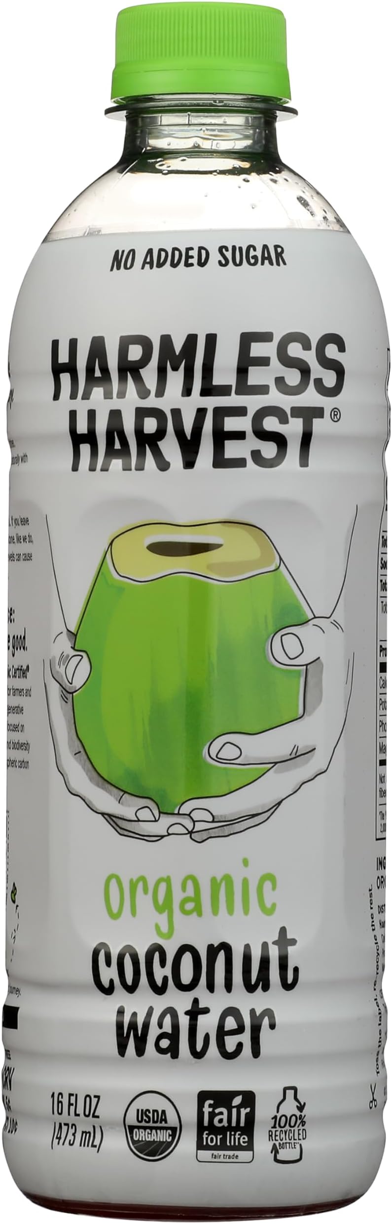 Harmless Harvest, Harmless Coconut Water, 16oz