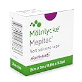Mepitac 298300 Soft Silicone Tape, 2 cm x 3 /0.8 in x 3.3 yd