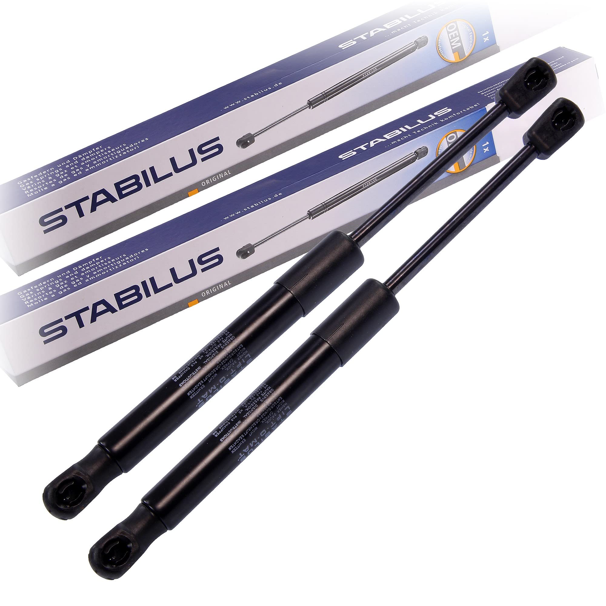 2 x Original Stabilus Muelle neumático portón de longitud 281 mm 560 N lift de O de Mat