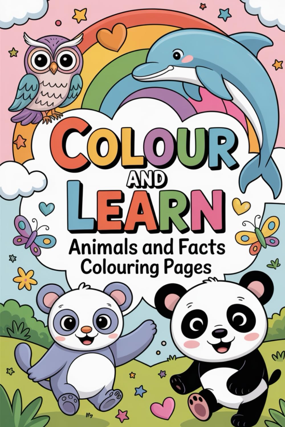 Colour and Learn! Animals and Facts Colouring Book