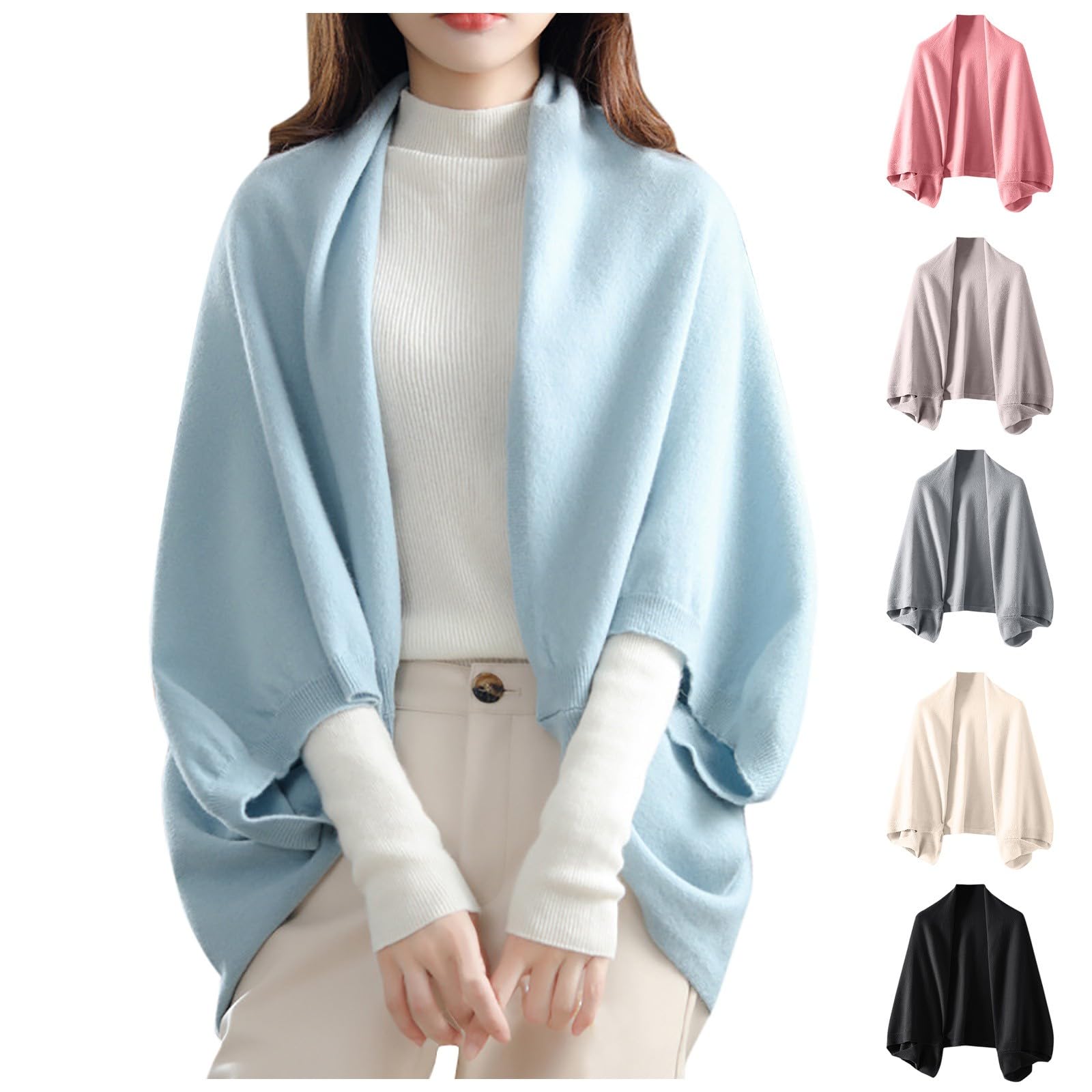 Châles femme pashmina douceur cachemire étole blanche haut de gamme