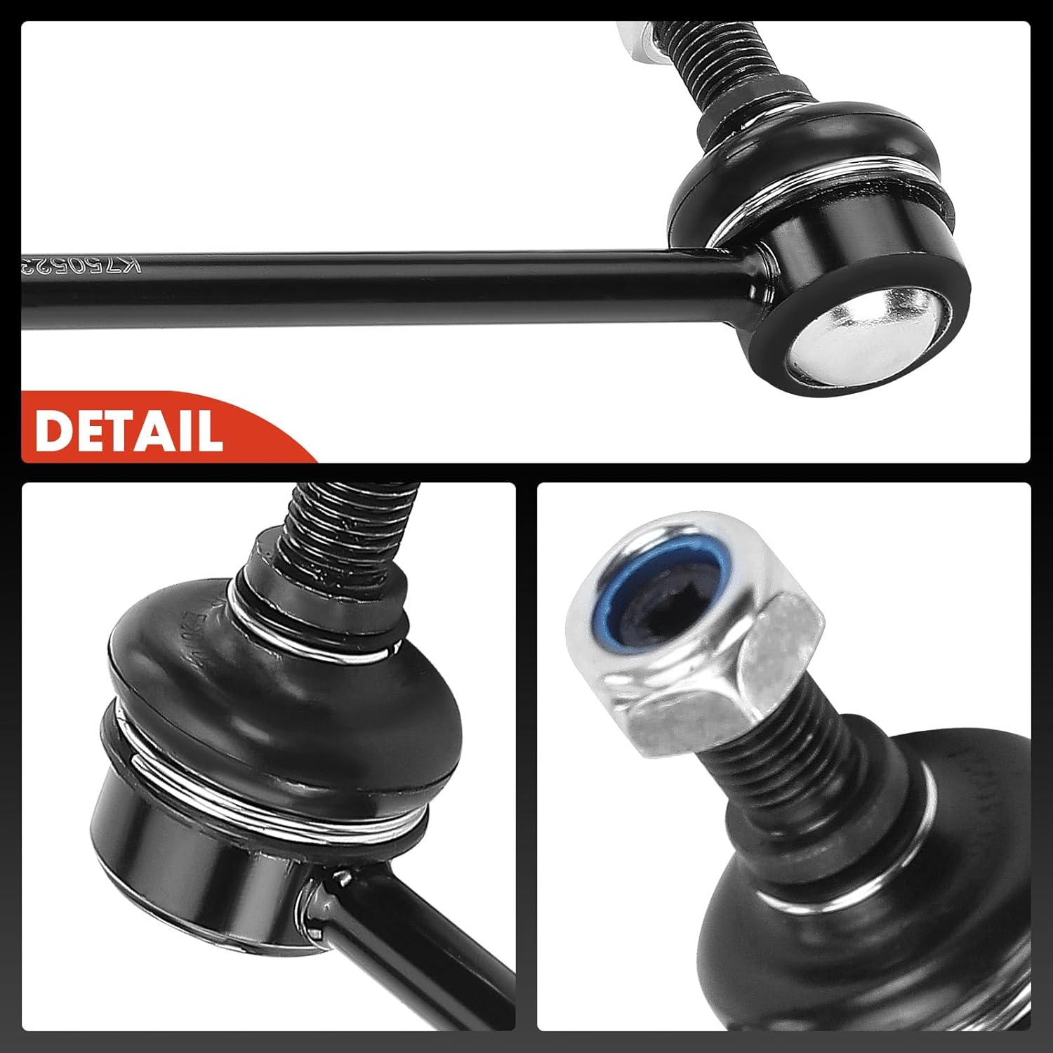 A-Premium 2Pcs Front Sway Bar Links Stabilizer Bar Links, Compatible with Hyundai & Kia - 2012-2021 - Elantra (Coupe/GT), Accent, Tucson, Veloster, Soul (EV), Forte (Koup), Forte5, Sportage, Rio