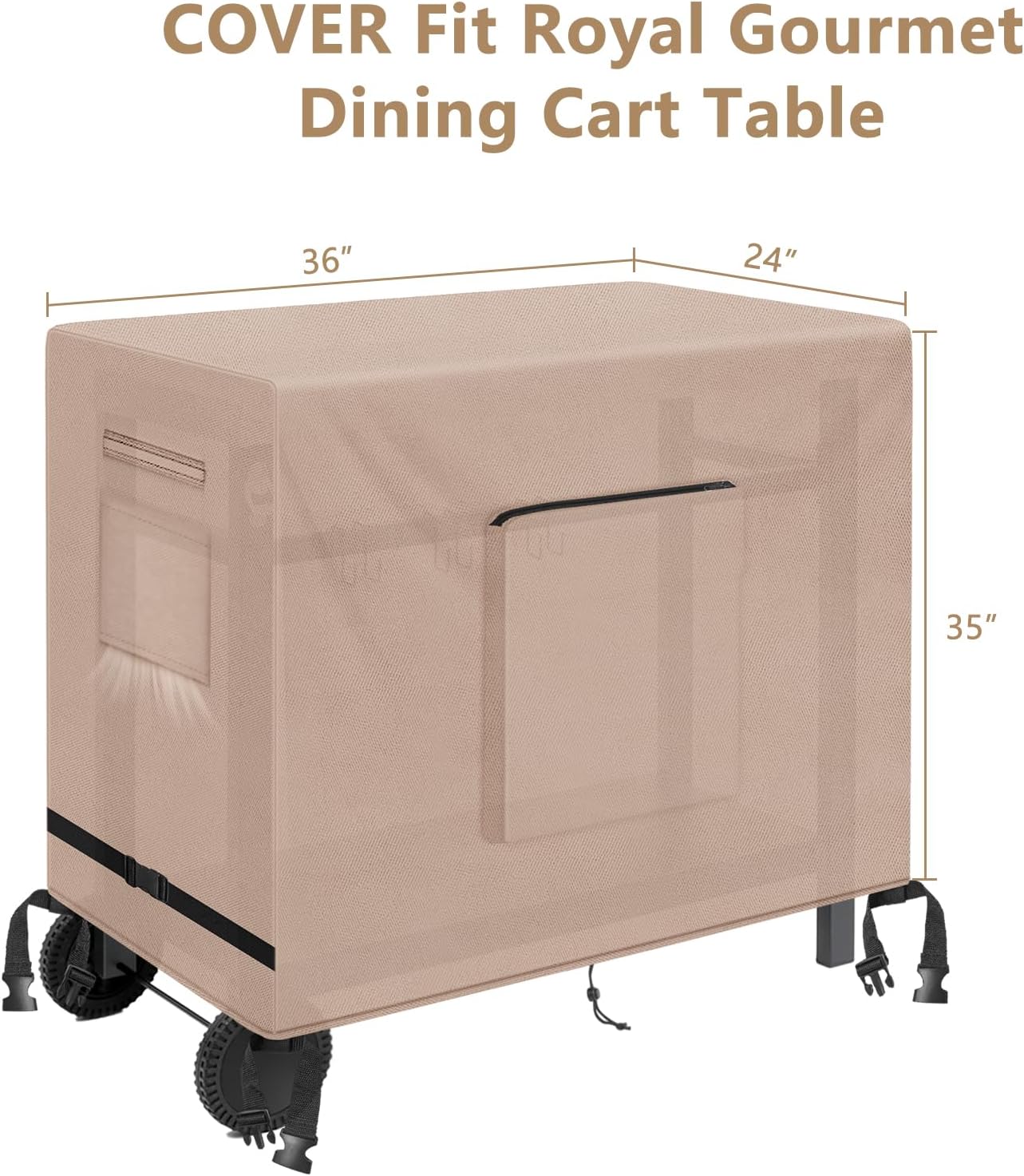 Kovshuiwe Outdoor Table Casing for 38 Inch Keter- 36''L x 24''W x 35''H image 2