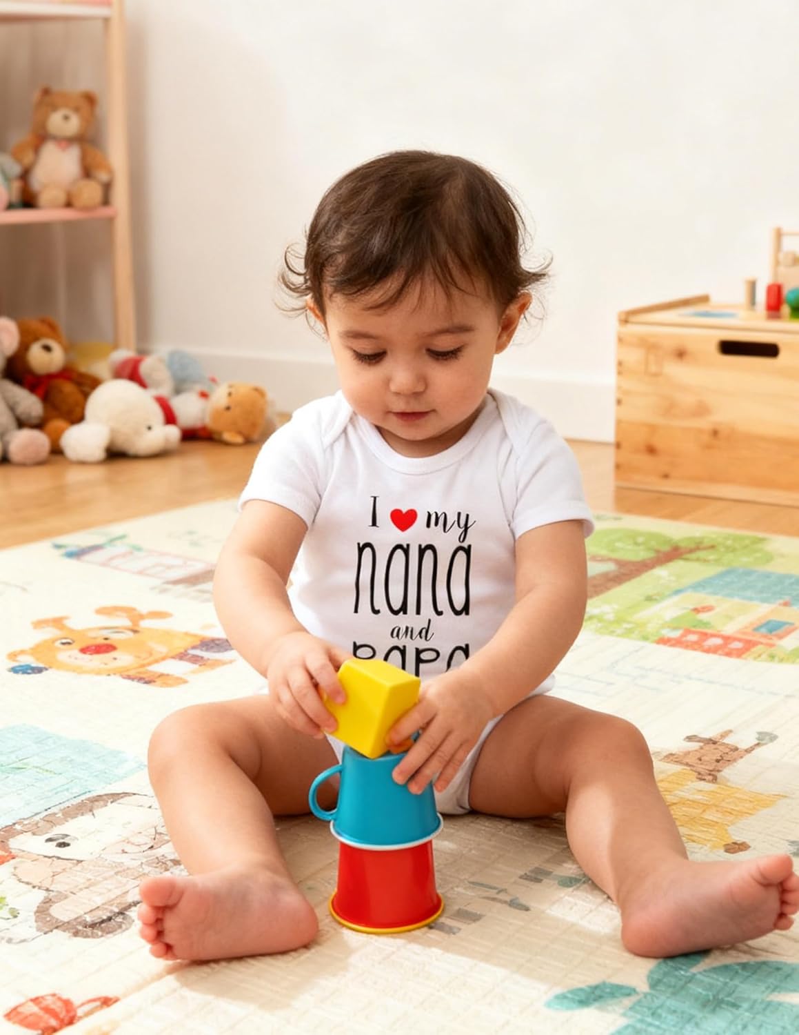 RAISEVERN Baby Boys Girls Clothes Infant Romper Newborn Bodysuits Funny Outfit 0-12 Months - Image 5