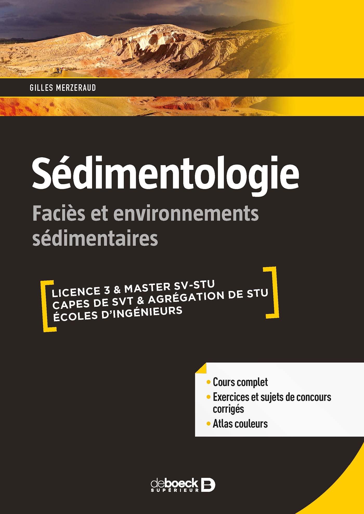 Sédimentologie: Faciès et environnements sédimentaires