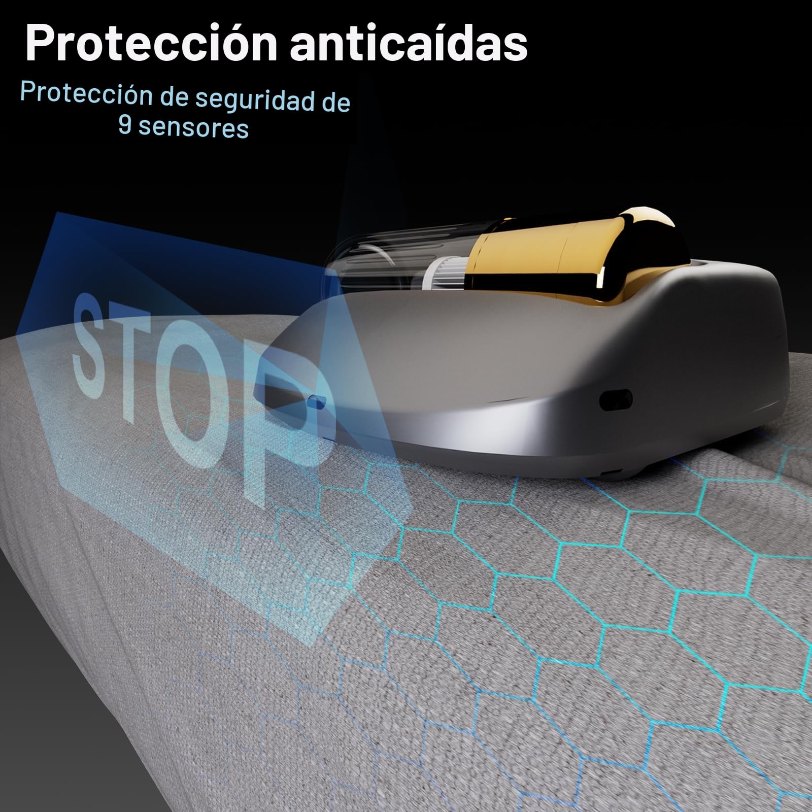 CREATULIZE Robot X1, Aspirador de Acaros, Navegación Inteligente, Limpieza Automática de Cama, Manos Libres, Detección de Bordes, Cuatro Modos de Limpieza, 55dB Silencioso, Succión de 14AW