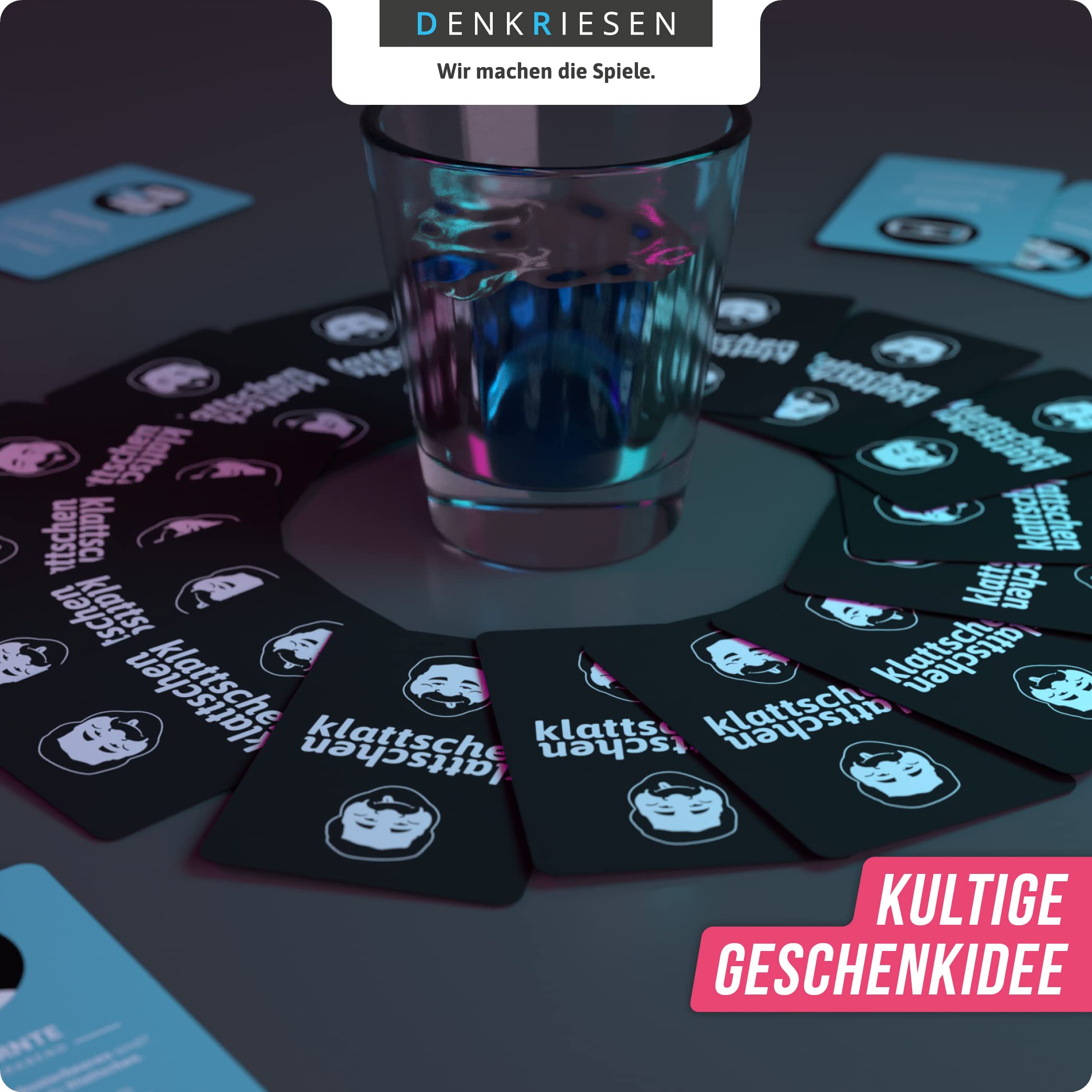 DENKRIESEN Klattschen – Gioco Da Bere Per Feste E Addio Al Celibato, Carte Impermeabili, Edizione Originale - 5