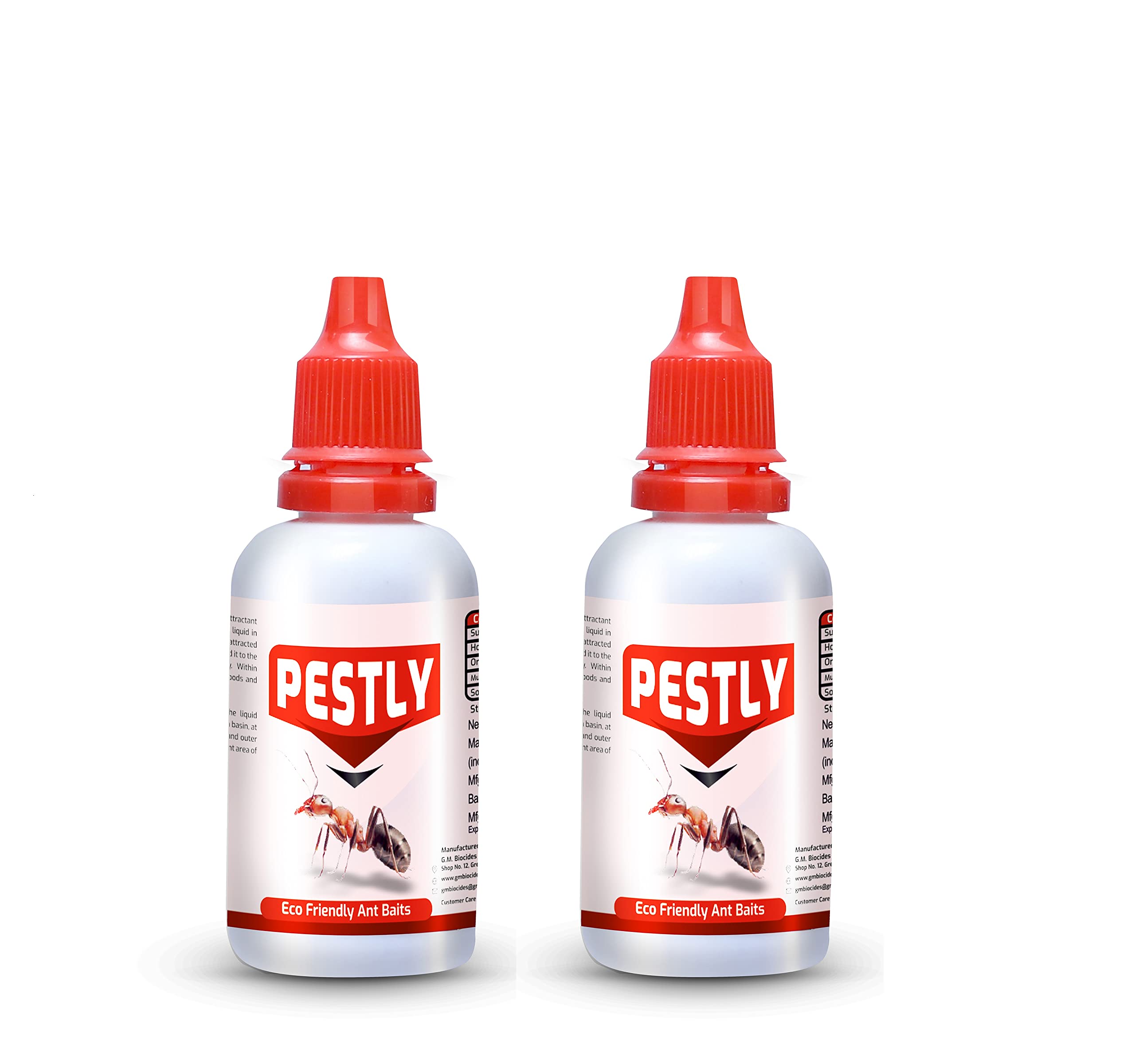 PESTLY Antguard:Herbal Ant Bait-30Ml|Baby-Safe,Pet-Friendly|100% Herbal|/Ant Repellent For Home|Ant Killer Gel|Ant Liquid|Ant Organic Liquid/Ant Gel Bait/Garden,Kitchen,Wall Edges-Pack Of 2 Bottle-picture-26