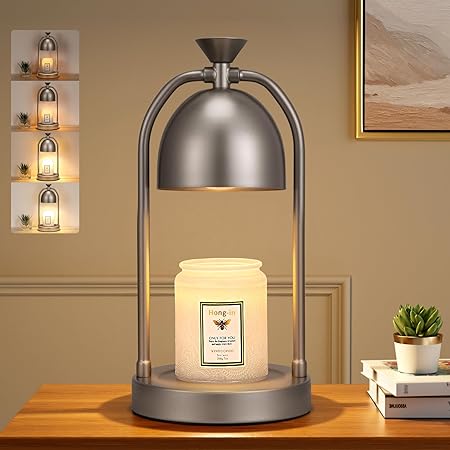 Hong-in Hong-in Grey Candle Warmer Lamp,Birthday Gifts,Graduation Gift,Mothers Day Gifts,Christma Gift for Women Mom Her Friend Sister Wife Grandma