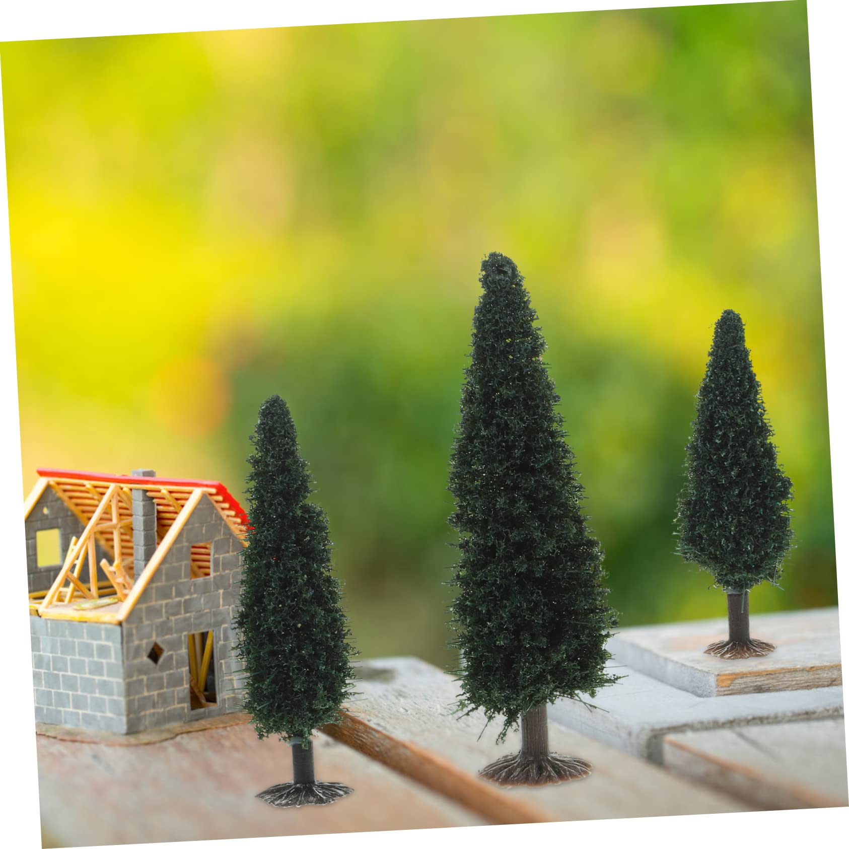 75piezas Mini Árboles De Paisaje para Trenes De Árboles De Modelismo Arquitectónico Decoraciones De y Dioramas Variada
