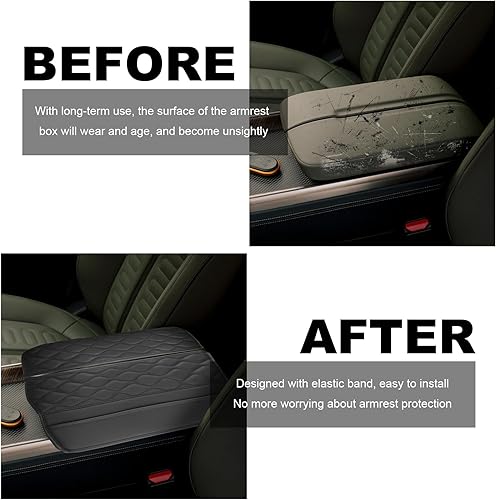 Vista 13 de YEE PIN Civic - Funda para reposabrazos Civic de 10ª generación, tapas para reposabrazos Civic Thenice para 10ª generación Civic 2018-2021, cubierta